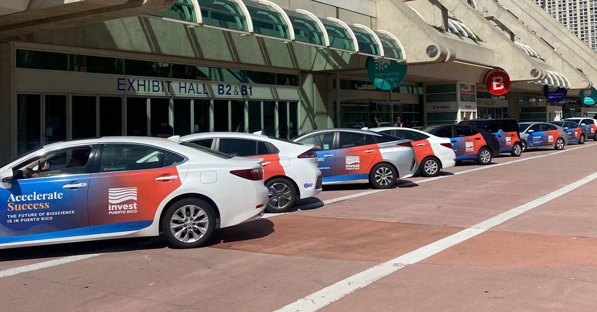 Invest Puerto Rico car wraps