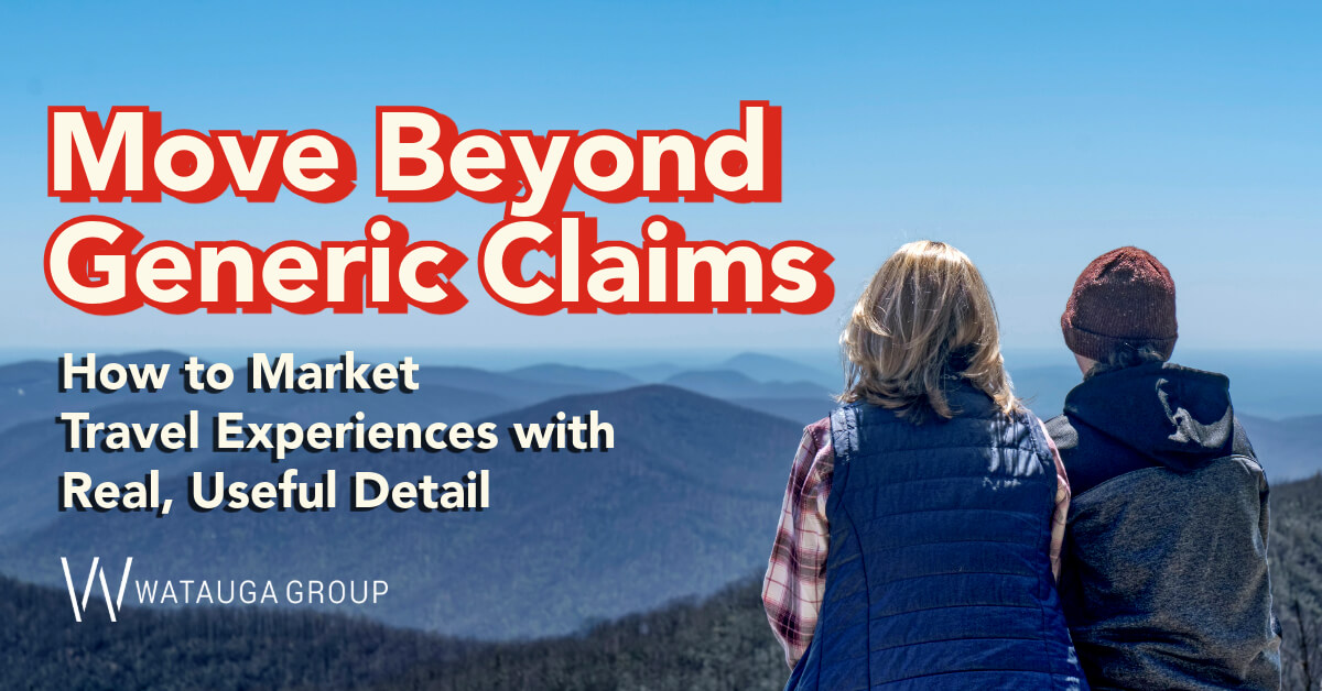 MOVE BEYOND GENERIC CLAIMS